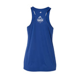 PHANTOM Women's Racerback Performance Tank Top- Blue