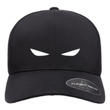 Black Fitted Hat with Eyes