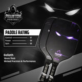 PHANTOM GOLIATH 16MM T800 Carbon Fiber Pickleball Pro Paddle with Cover-paddle rating
