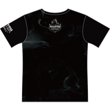 TEAM PHANTOM Unisex Short Sleeve Dry-Fit Full Sublimation T-Shirt - Black- Back Part