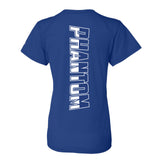 PHANTOM Women's Short Sleeve Performance Tee Shirt- Blue