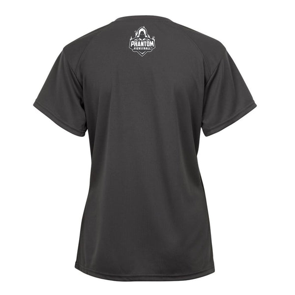 PHANTOM Women's Short Sleeve Performance Tee Shirt- Gray