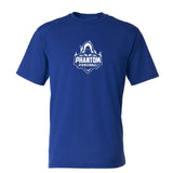 PHANTOM Men's Short Sleeve Performance Tee Shirt- Blue