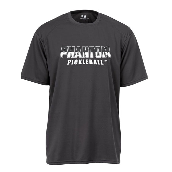 PHANTOM Men's Short Sleeve Performance Tee Shirt- Gray