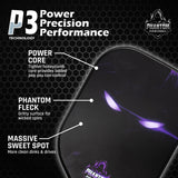 PHANTOM GOLIATH 16MM T800 Carbon Fiber Pickleball Pro Paddle with Cover-p3 technology