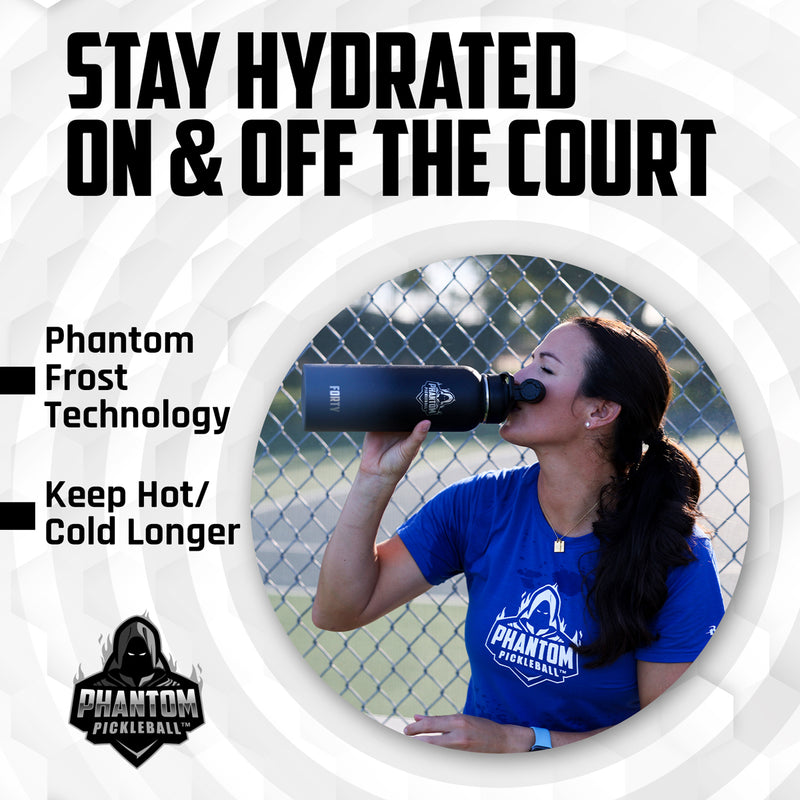 PHANTOM Pickleball Insulated Water Bottle