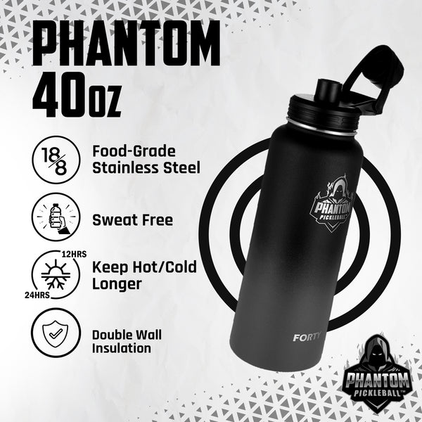 PHANTOM Pickleball Insulated Water Bottle