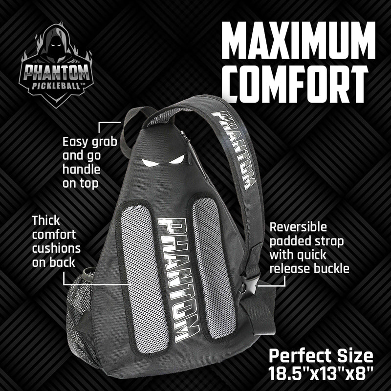 Phantom Pickleball Sling Bag Back