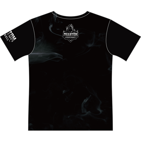 TEAM PHANTOM Unisex Short Sleeve Dry-Fit Full Sublimation T-Shirt - Black