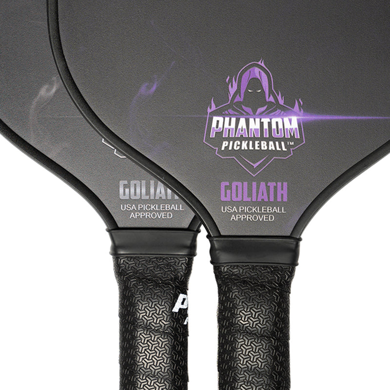 Goliath Steel and Purple CloseUp Overlapping