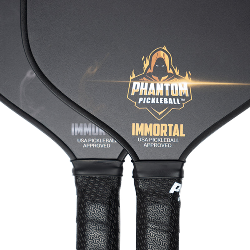 PHANTOM IMMORTAL 16MM T800 Carbon Fiber Pickleball Pro Paddle with Cover