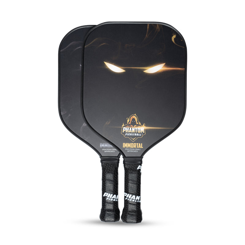 PHANTOM IMMORTAL 16MM T800 Carbon Fiber Pickleball Pro Paddle with Cover