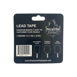 Phantom Pickleball Lead Tape - 12 count - Pre-Cut - 3 gram bars
