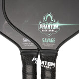 PHANTOM SAVAGE 13MM T800 Carbon Fiber Pickleball Pro Paddle with Cover