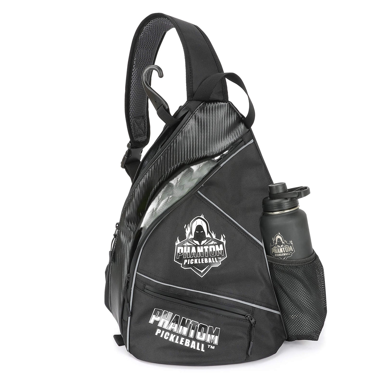 NWOT GP Tiebreak Pickleball Sling (Black) Pickleball Sling Bag | Full grain leather, sporty and  main image 2